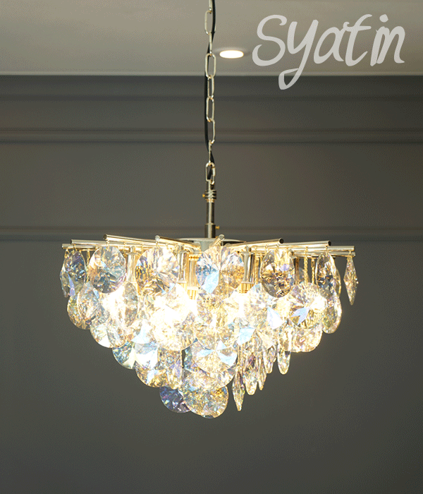 샤틴 10등 국산 크리스탈식탁등 식탁전등