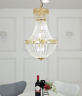 메리어드 8등 샹들리에 크리스탈펜던트