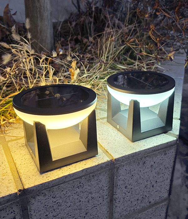 써미트 문주등 정원등 태양광 LED 2W
