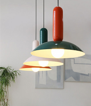 마몬 펜던트 인테리어 식탁등 Ø400 (오렌지/베이비핑크/그린 )