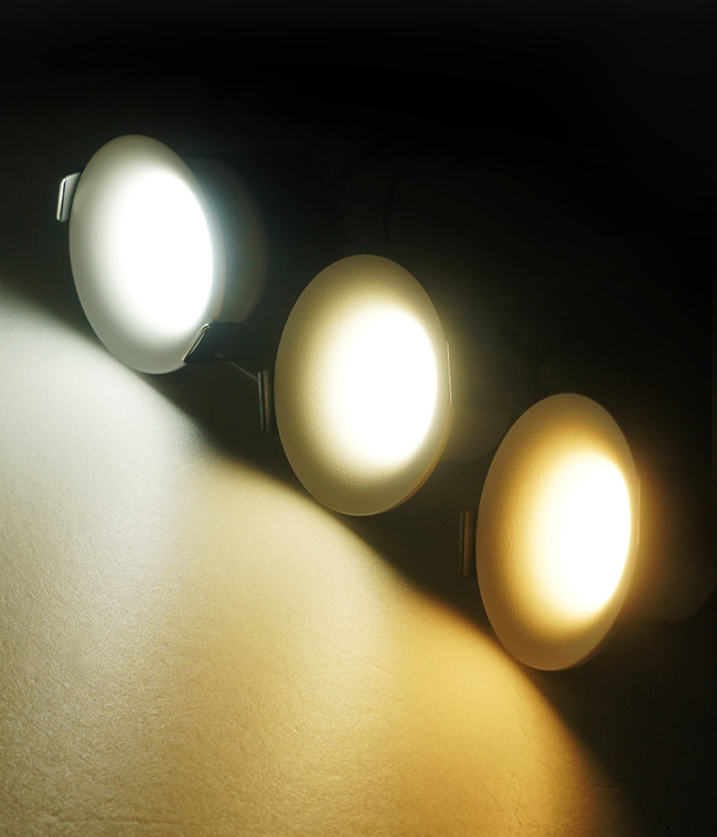 커드 COB 매입등 집중, 확산형 (2인치 7W / 3인치 10W)